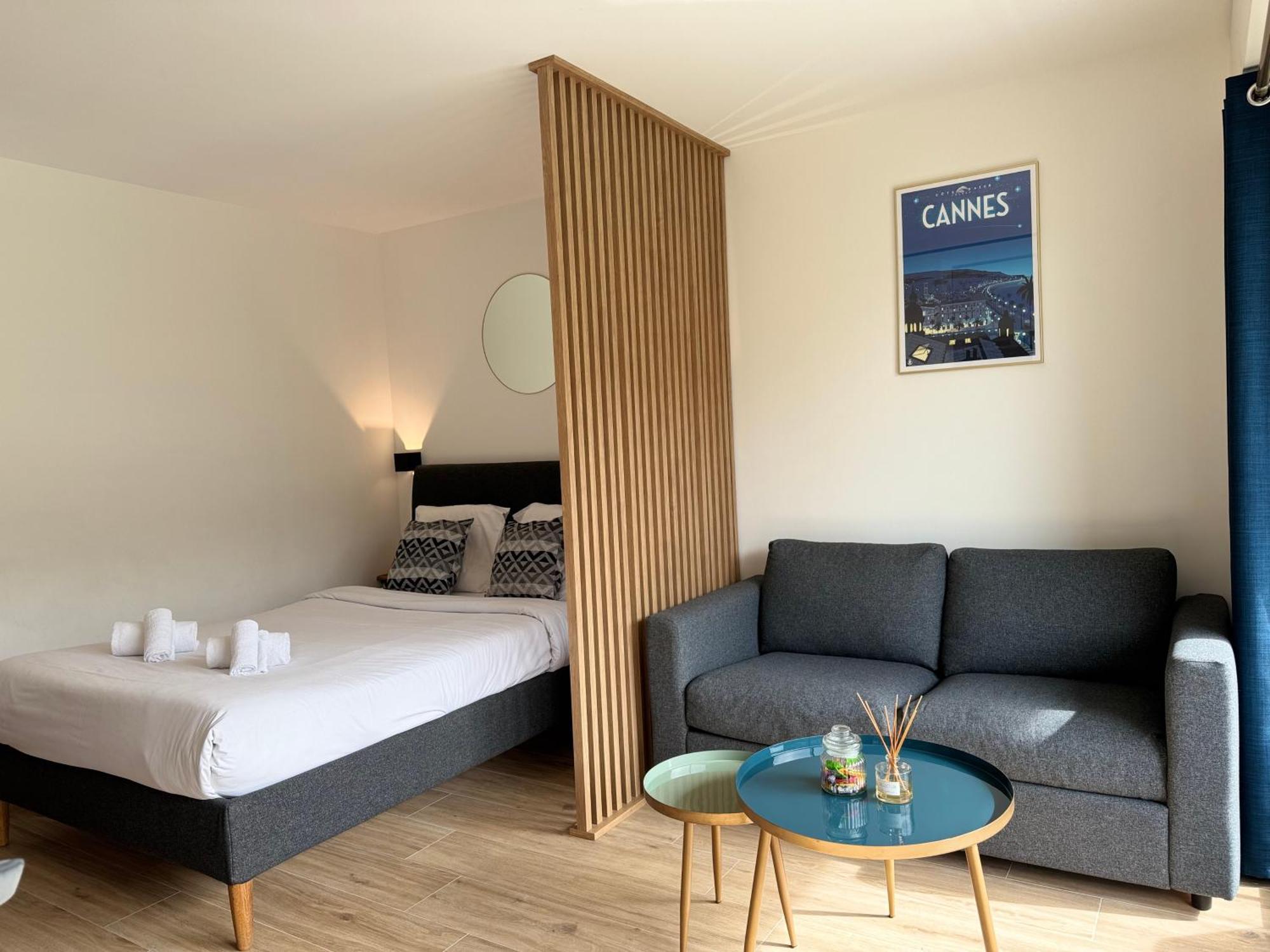 Cosy Appartement, Centre-Ville Cannes, Terrasse, Clim Exterior foto